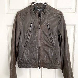 Vince Leather Moto Jacket
